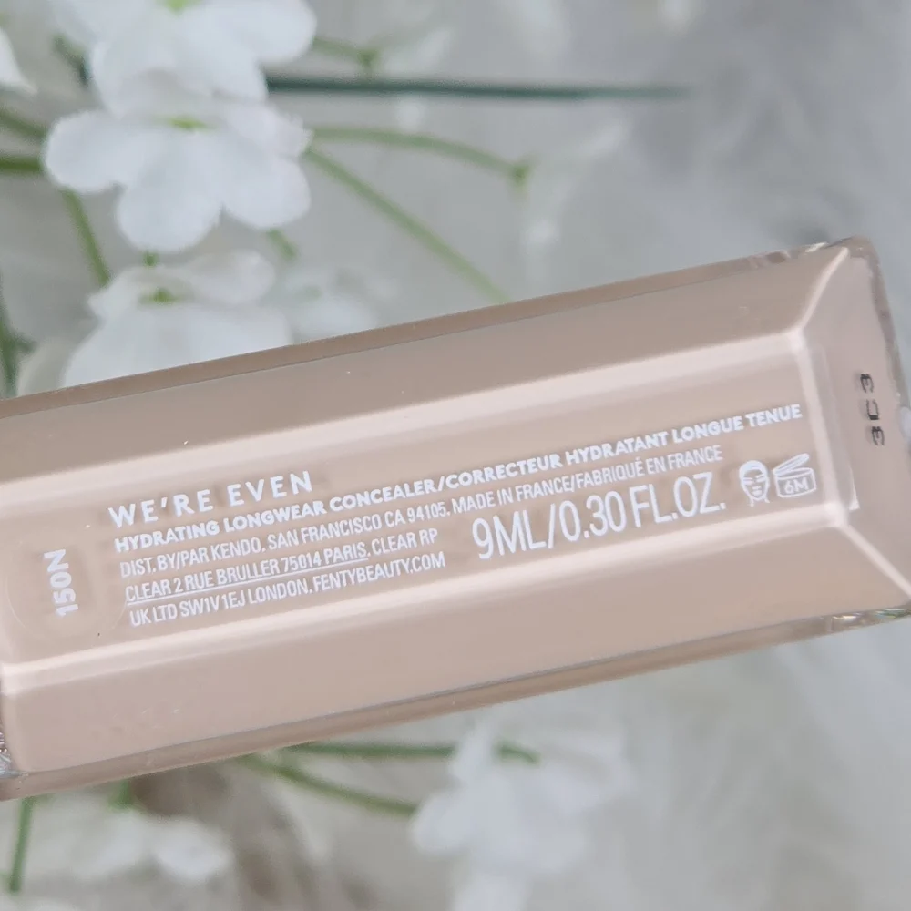Fenty Beauty Hydrating Longwear Concealer We're Even Shade 150N Light Color New